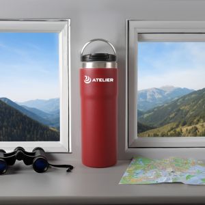 20 oz. Himalaya Stainless Steel Bottle w/Carrying Handle