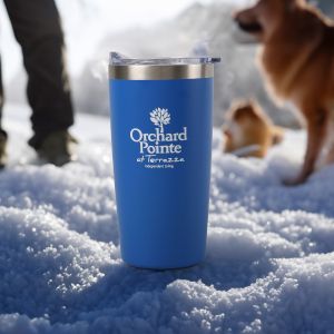 20 oz. Everest Powder Coated Stainless Steel Tumbler