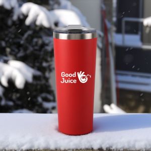 28 oz. Everest Powder Coated Stainless Steel Tumbler