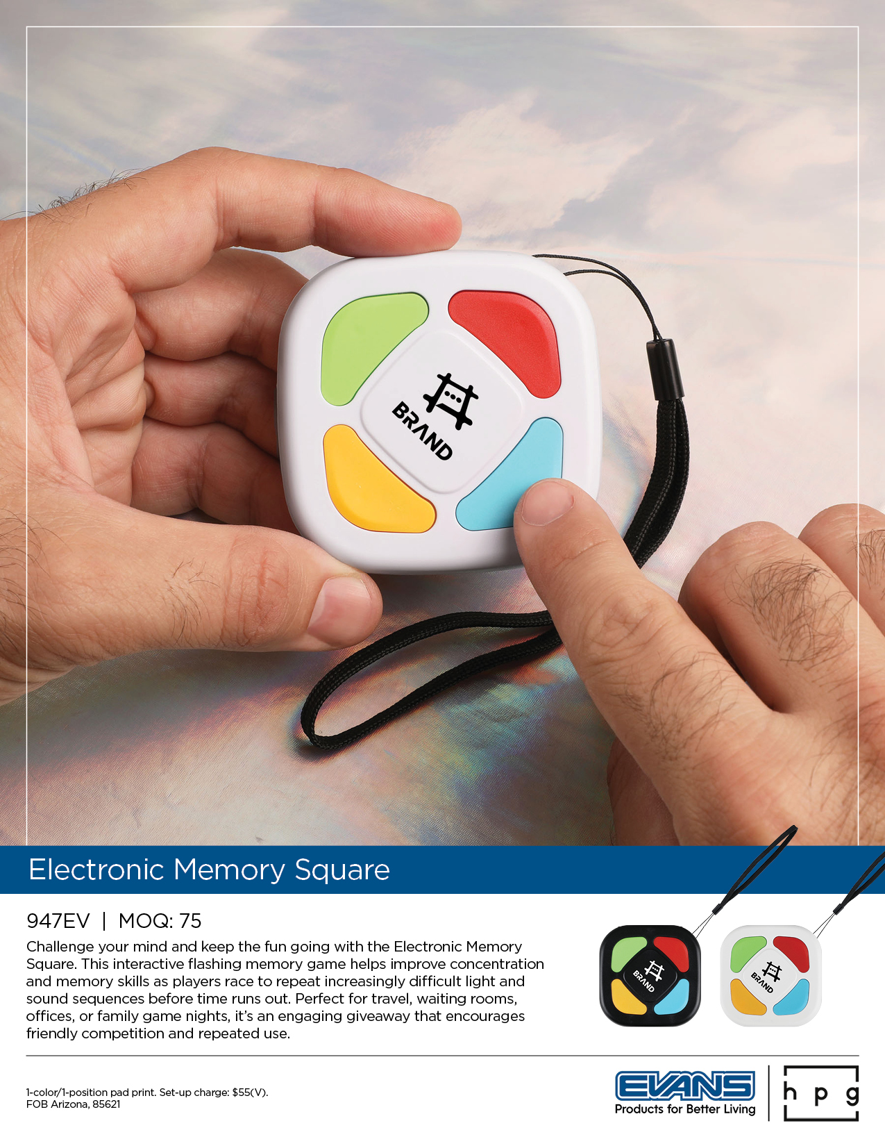 947EV Electronic Memory Square